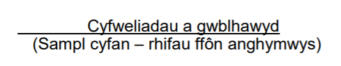 Cyfweliadau a gwblhawyd (Sampl cyfan – rhifau ffôn anghymwys)