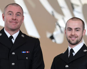 PC Christopher Bluck a PC Rhys Edwards