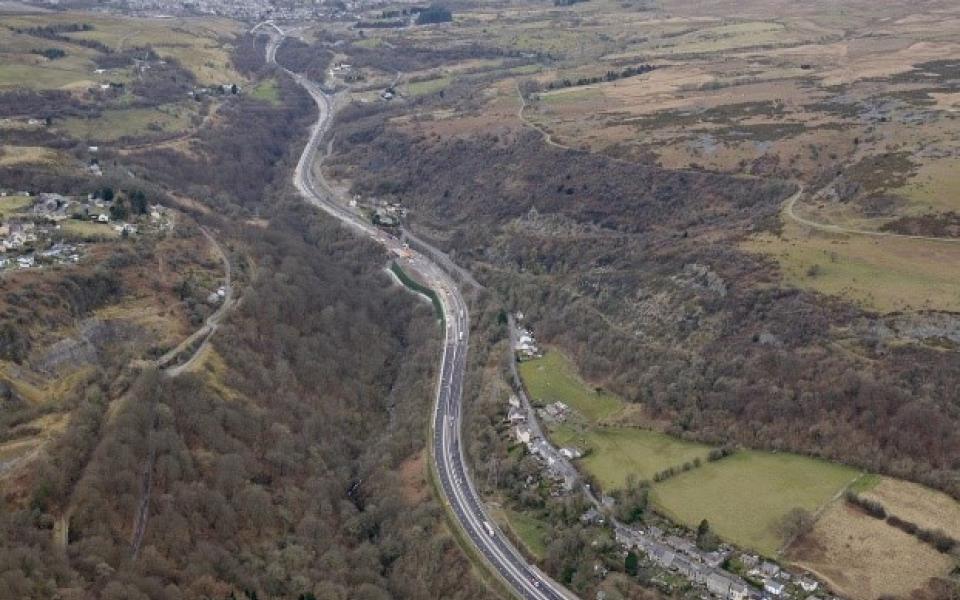 llun ardduniadol o Wal Gadw 14 ac ardal Blackrock